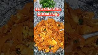 Egg chapathi noodles🍜😋 recipe Chapathi noodles  Chili chapathi recipe kothuchappathi lunchbox [upl. by Chrotoem]