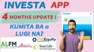 INVESTA APP 4 MONTHS UPDATES MUTUAL FUND INVESTMENT  KUMITA BA O LUGI NA BabyDrewTV [upl. by Rakia]