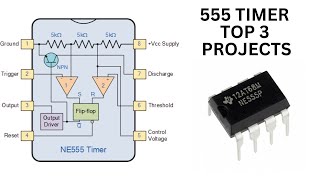 TOP 3 Projects by 555 Timer IC [upl. by Niboc]