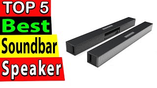 Best Soundbar Speaker In 2024 TOP 5 [upl. by Philan]