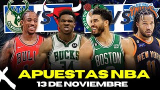 PRONÓSTICO Y APUESTAS NBA 13 DE NOVIEMBRE  PARLAY GRATIS NBA 🏀🔥 [upl. by Charlotta]