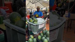 Malacca specialty that makes watermelon juice in a unique way  Fruit Cutting Skills [upl. by Lalita]