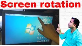 How to Rotation Laptop and Desktop Screen Windows Rotate Monitor 90 Degrees technicalbana [upl. by Akimert410]