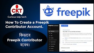 How to become Freepik Contributor  Create a Freepik Contributor Account 2024 [upl. by Hube]