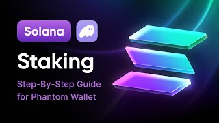 How to stake SOL on Solana blockchain using Phantom wallet 0 fee [upl. by Adaminah]