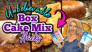 3 Brilliant BOX CAKE MIX RECIPES that you Need To Make  Mouth Watering Dessert Hacks [upl. by Orvil]