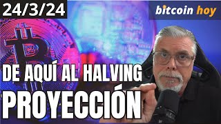 🔴BITCOIN QUÉ PASARÁ DE AQUÍ AL HALVING ✅ ACTUALIZACIÓN DE PROYECCIÒN Y MAPA TÉCNICO [upl. by Enyawad]