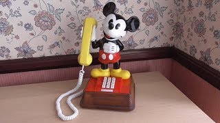 1978 Western Electric quotDesign Linequot Mickey Mouse Telephone DTMF Version [upl. by Adnilak10]