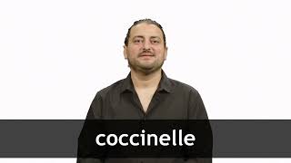 How to pronounce COCCINELLE in French [upl. by Zindman272]