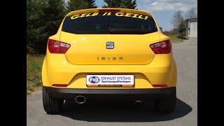 FOX SportauspuffKomplettanlage ab Kat  Seat Ibiza 4 Typ 6J➔ DeinSportauspuffde [upl. by Hesther]