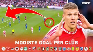 De MOOISTE GOAL per CLUB in de Eredivisie 2023 🔥 [upl. by Ailisab936]