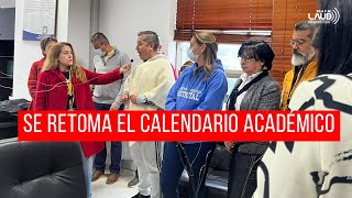 Levantamiento suspensión calendario académico [upl. by Vernita]