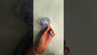 Easy Glitter Ball Craft from tape New Creative Craft ball trending glitter youtubeshorts craft [upl. by Carvey859]