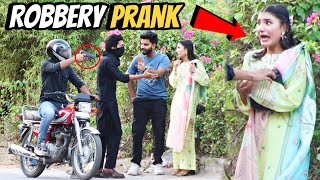 Robbery Prank On NimraAliReal 😱  Chor Sab Kuch Loot Ker Bhag Gaye😭 ThatWasCrazy [upl. by Hanfurd]