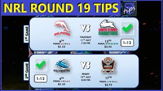 NRL Round 19 Tips and Predictions 2024 [upl. by Ahsietal]