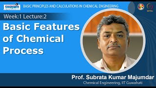 Lec 2 Basic Features of Chemical Process [upl. by Pastelki]