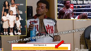 WHOA ERROL SPENCE SUSPENDED TWO MONTHS  PROMISES FAMILY GETTING REVENGE ON CRAWFORD IN DECEMBER [upl. by Yelnet]