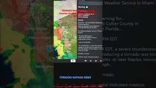 10924 TORNADO WARNINGS in Florida Counties of LEE amp CHARLOTTE [upl. by Oecile]