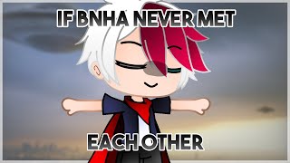 If BNHA never met each other  the reaction au  BNHAMHA [upl. by Kolivas]