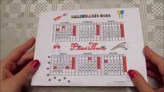 Come fare un calendario fai da te  Tutorial [upl. by Yalonda442]