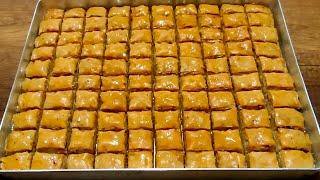 BU TARİFLE HERKES BAKLAVA YAPABİLİR 📢 TÜM AYRINTILARIYLA CEVİZLİ BAKLAVA TARİFİ😋evbaklavası [upl. by Ariuqahs775]