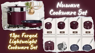 Nuwave Lux 13pc Forged Lightweight Cookware Set  Nuwave Cookware Set [upl. by Nagyam573]