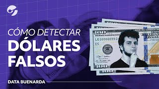 CÓMO DETECTAR si un BILLETE de DÓLARES es FALSO u ORIGINAL  Data Buenarda [upl. by Ieso711]