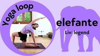 per un tono muscolare davvero LEGGENDARIO ti serve lo yoga loop dellELEFANTE 🐘 [upl. by Chilt]