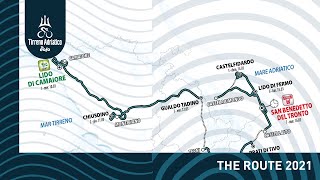 TirrenoAdriatico EOLO 2021  The Route Stage 4 [upl. by Llednar398]