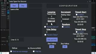 Discord auto typer to Level up the mee6 bot fast [upl. by Liss]