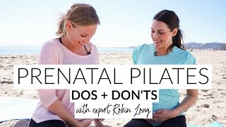 Prenatal Pilates Exercise Tips with Robin Long of The Balanced Life [upl. by Katzen]