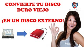 COMO HACER UN DISCO DURO EXTRAIBLE CON UN DISCO DURO VIEJO DE UN ORDENADOR ROTO O AVERIADO TUTORIAL [upl. by Alilak733]