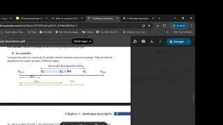 Biostatistique  Statistique descriptives première année médecine final part [upl. by Nunnery]