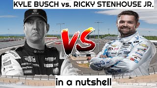 Kyle Busch vs Ricky Stenhouse Jr in a nutshell [upl. by Aletsirc]