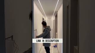 install motion profile light led light in wall and ceiling strips [upl. by Mehitable]