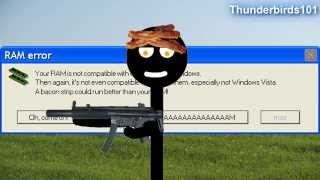 BACONBORN  Microsoft Sam reads Funny Windows Errors S14EP11 [upl. by Dyraj1]