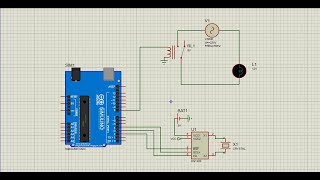 Proteus mini project with DS1302 RTC [upl. by Doersten]