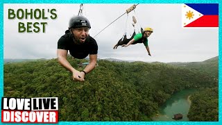 Bohol MustSees Chocolate Hills Cutest Critters amp CRAZY Zipline Challenge 🇵🇭 [upl. by Raybin955]