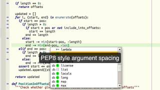 Autospacing in Wing IDE 5 [upl. by Remlap]