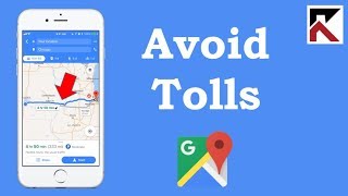 How To Avoid Tolls Google Maps iPhone [upl. by Puduns]