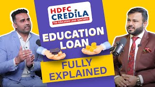 HDFC CREDILA Education loan for Study Abroad  Loan for USA GERMANY CANADA amp UK [upl. by Nilved]