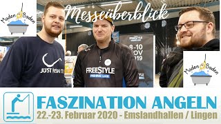 Fazination Angeln 2020 die Angelmesse in LINGEN  MadenBaden  Messeüberblick [upl. by Ainavi]