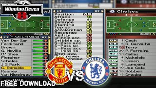 WINNING ELEVEN 10 Terbaik Chelsea VS Manchester United PS2 gameplay [upl. by Lovering]