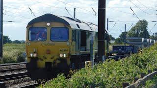 66514 at York Sidings Hotel  4X51 Hartlepool PD Ports to Willesden Euroterminal 160624 [upl. by Reginnej368]