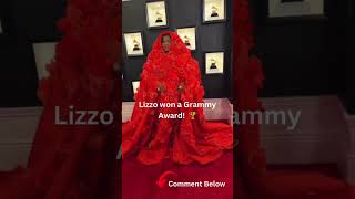 Lizzo Wins A Grammy Awards For “It’s About Dmn Time 🏆👏🏾❤️ [upl. by Saraiya881]