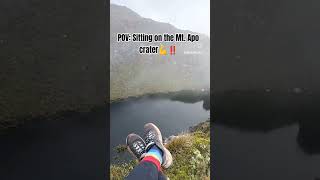 Mt Apo crater 🇵🇭🫰‼️shortvideo shortsphilippines fypyoutube moananegra viralvideo mtapocrater [upl. by Lana]