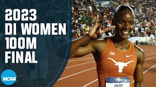 Womens 100m final  2023 NCAA outdoor track and field championships [upl. by Patsy]