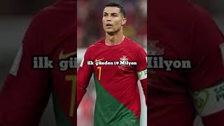 Cristiano Ronaldo YOUTUBER oldu futbol shorts [upl. by Scott]