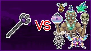 Terraria 1449  Unholy Trident vs ALL Bosses [upl. by Notffilc]