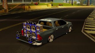 FORRÓ CINTURA DE MOLA  SENTA NA VARA  HILUX COM SOM  GTA SA [upl. by Yntrok]